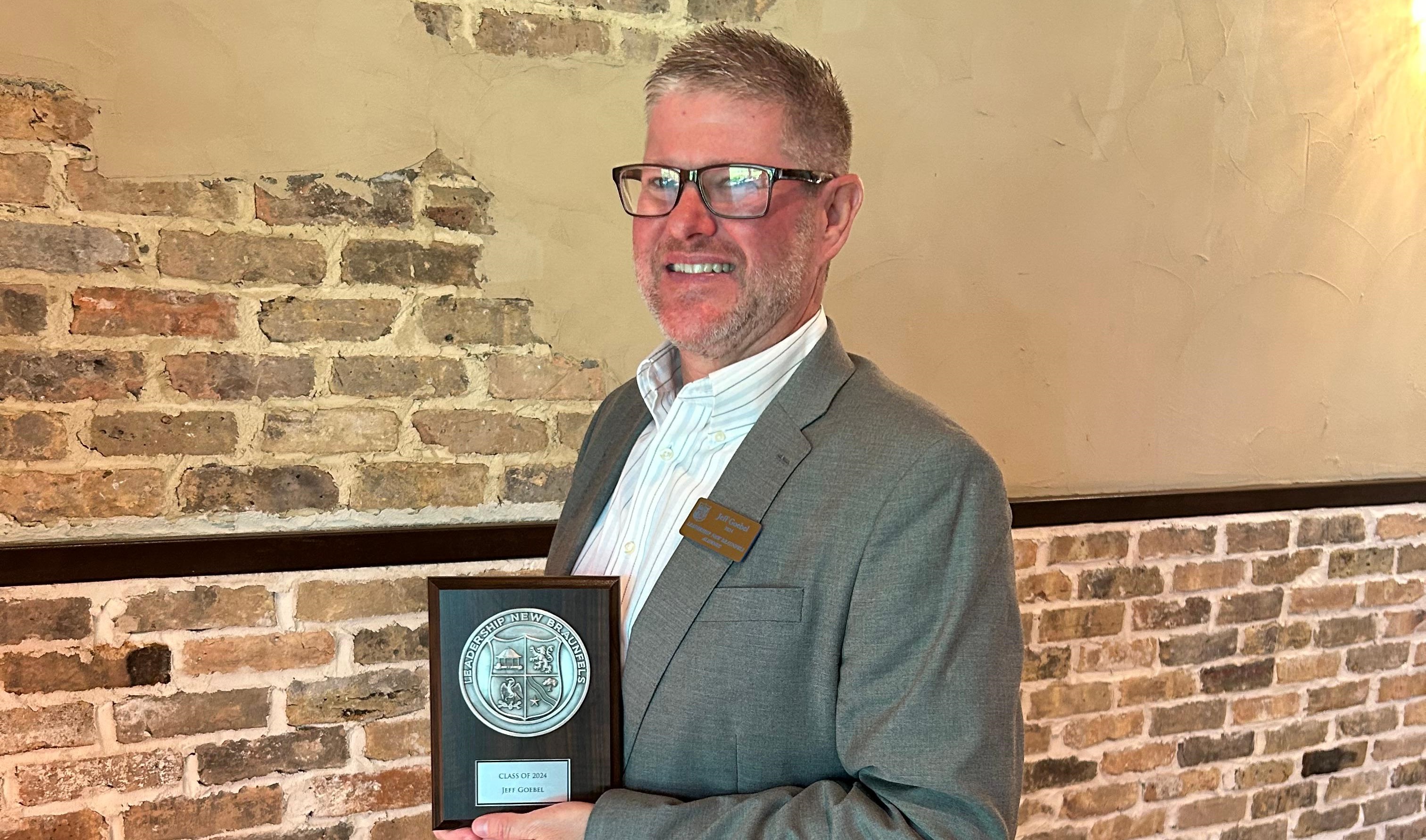 Jeff Goebel Graduates from Leadership New Braunfels